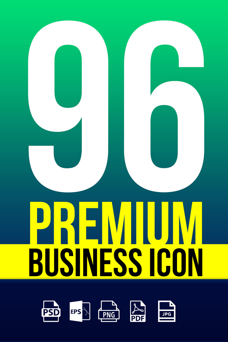 800x1200 Business Icons Pack Vector Icon Design Iconset Template