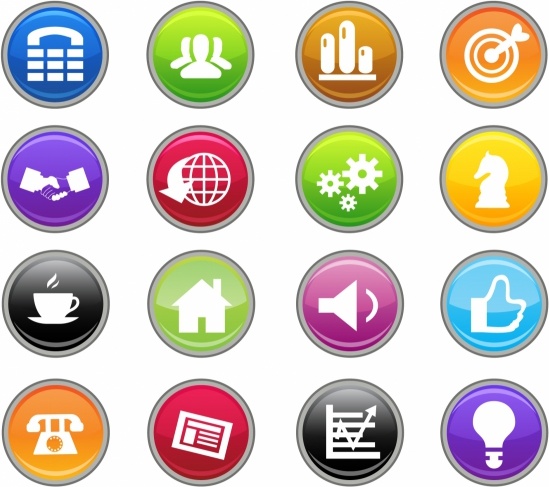 549x487 Business Icons Free Vector In Adobe Illustrator Ai ( .ai