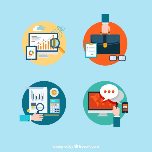 626x626 Business Icons Collection Vector Premium Download
