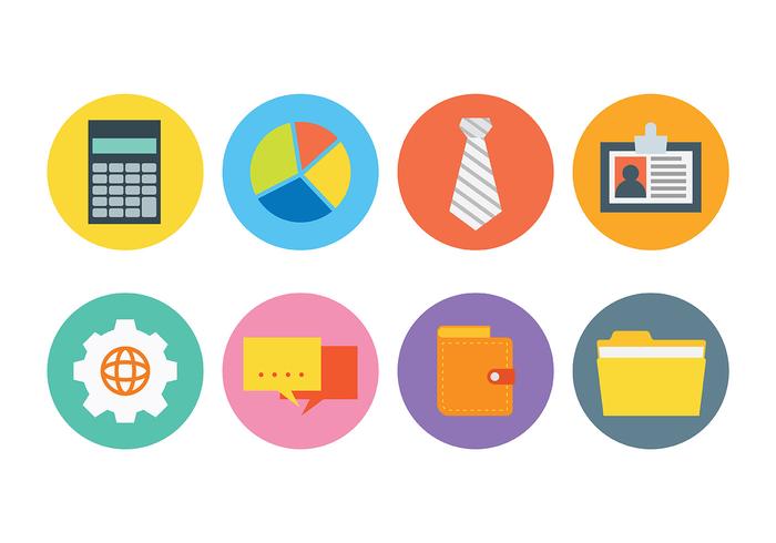 700x490 Free Business Icons Vector
