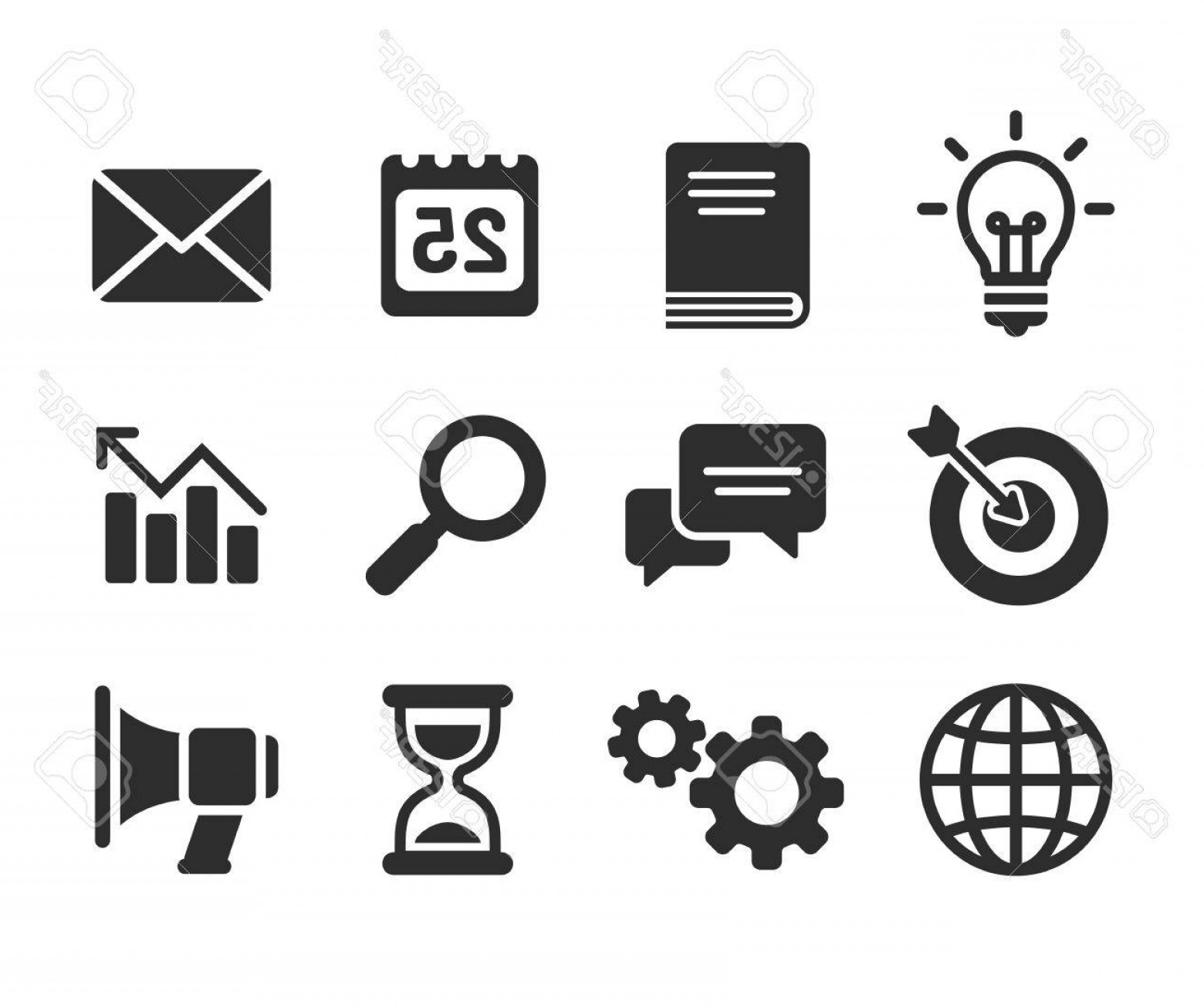 1560x1306 Free Vector Business Icon Set Shopatcloth