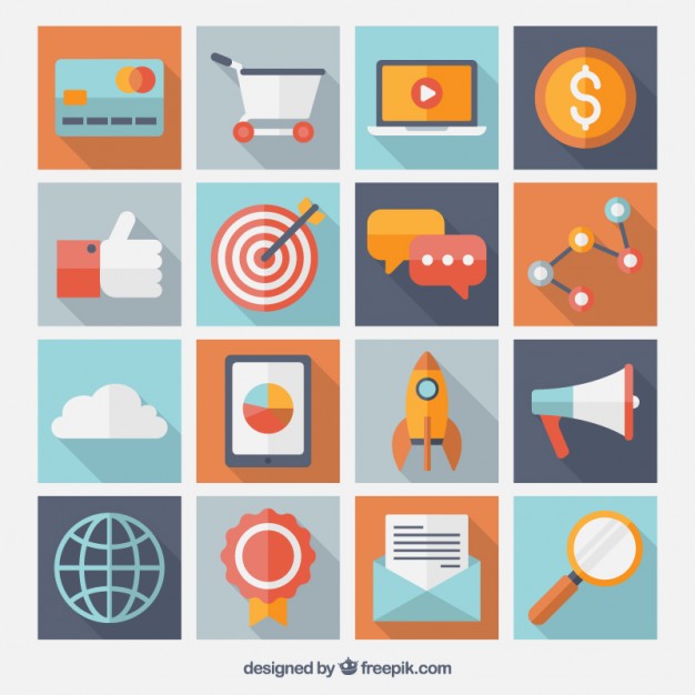 626x626 Variety Of Business Icons Vector Free Download