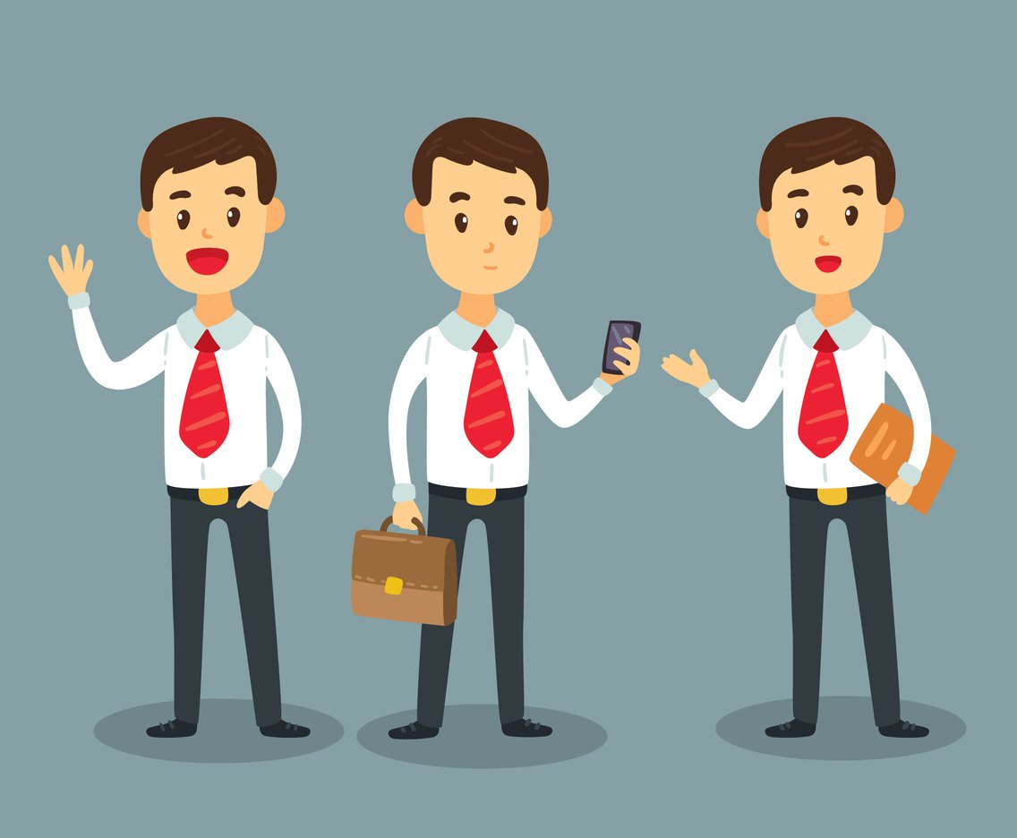 1136x936 Cartoon Business Man Vector Vector Art Amp Graphics