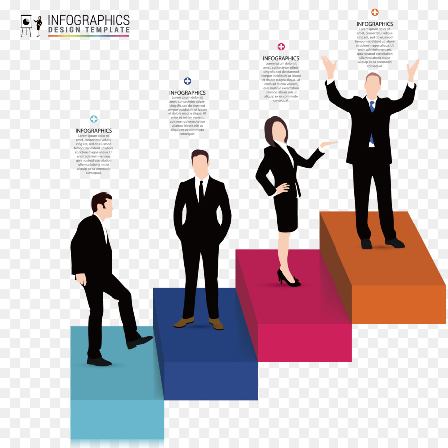 900x900 Businessperson Infographic Illustration