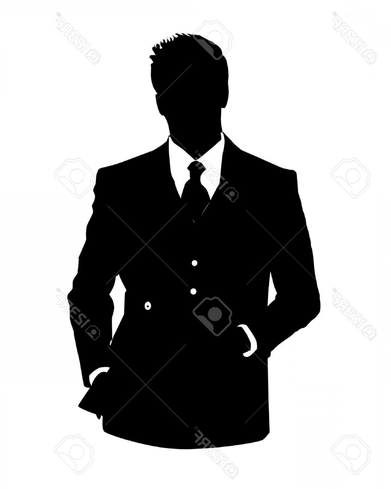 1248x1560 Photographic Illustration Of Man In Business Suit As User Icon