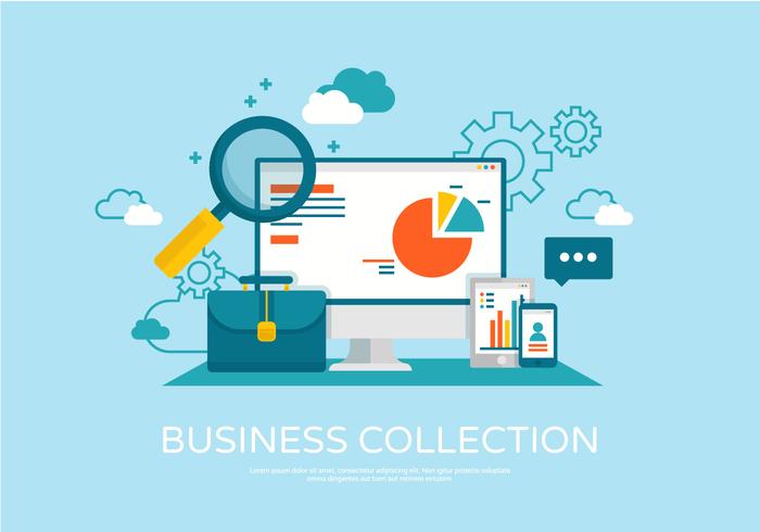 700x490 Business Vector Illustration