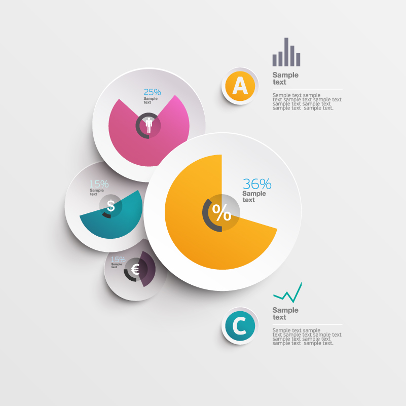 801x801 Infographics Pie Business Vector Free Vector Graphic Download