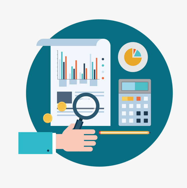 650x651 Vector Illustration Material Business Plan Business Chart