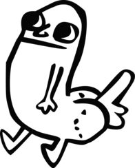196x244 Free Dick Butt Vector Graphic
