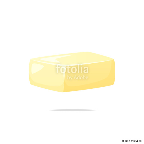 500x500 Butter Vector Isolated Illustration Stock Image And Royalty Free