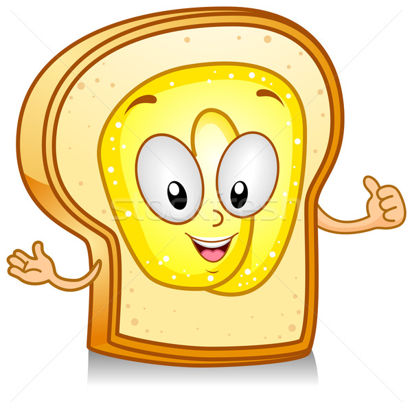 600x600 Bread And Butter Vector Illustration Lenm ( 542594) Stockfresh