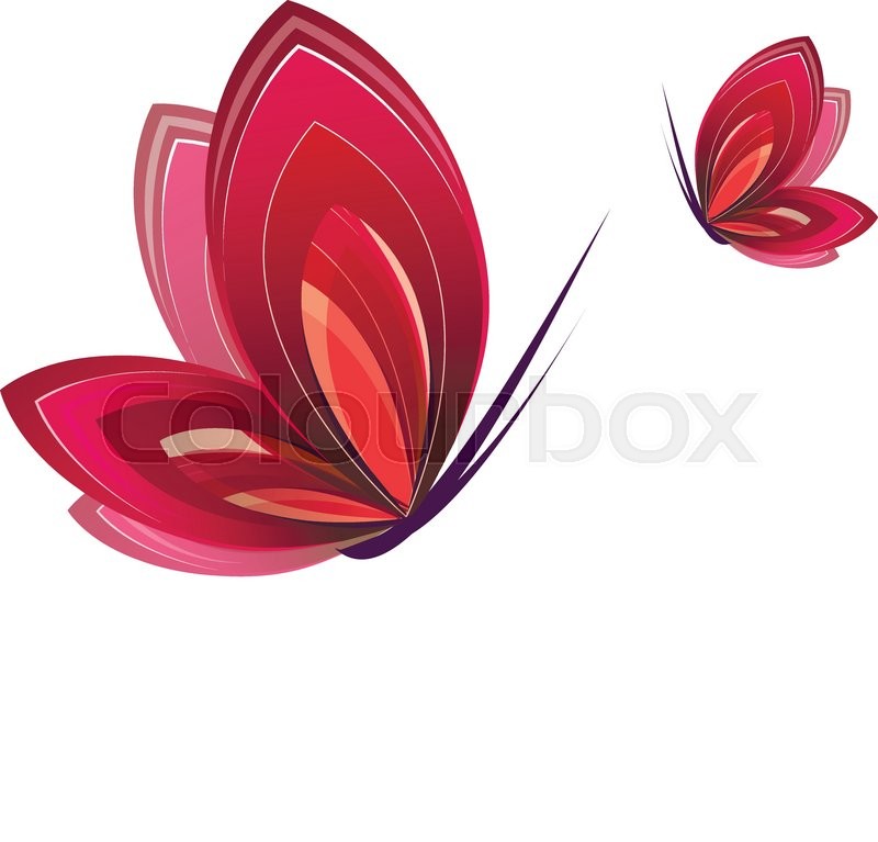800x767 Butterfly Icon. Butterfly Vector Design Template Stock Vector