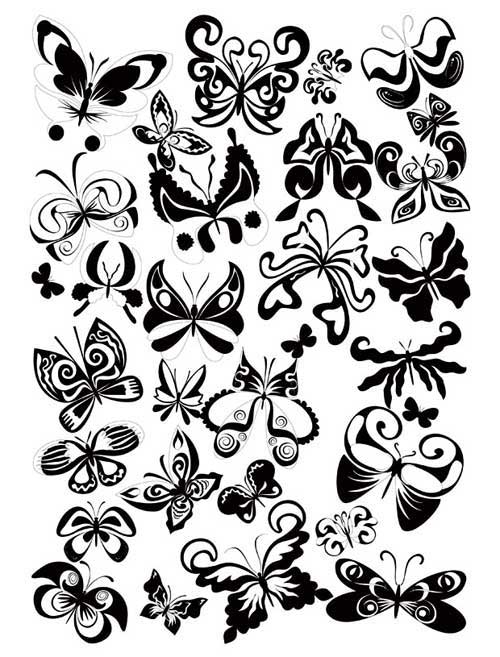 500x657 Butterfly Clip Art 56 Vector Graphics For Nature And Spring Designs