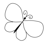 150x150 Butterfly Vector Image
