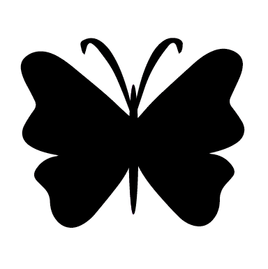 384x385 Butterfly Vector Brush By Bythebutterfly