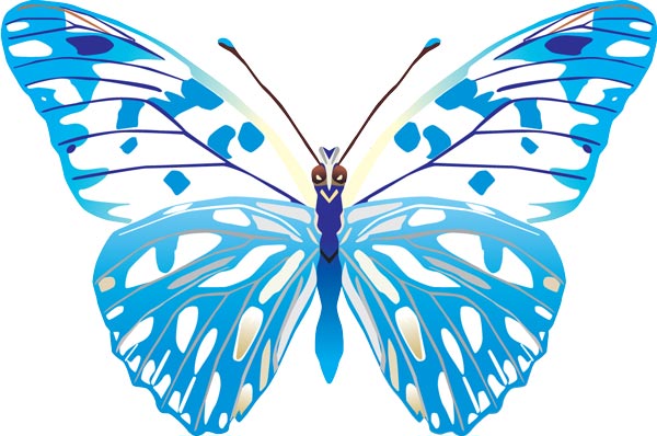 600x398 Realistic Butterflies Vectors