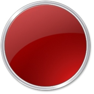 300x300 Red Round Button Free Images