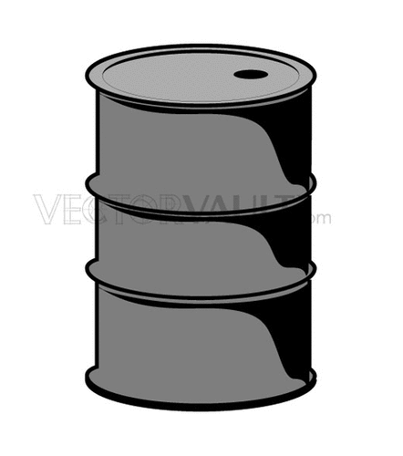 442x500 Buy Vector Oil Drum Royalty Free Illustration