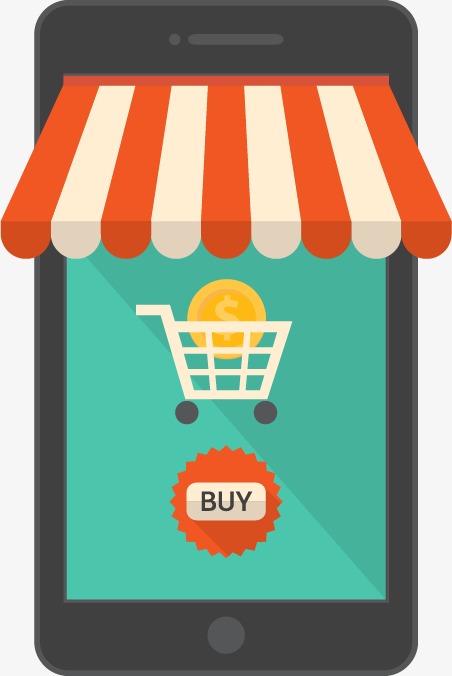 452x676 Creative Online Store, Web Shop, Phone App, Shopping Cart Png And