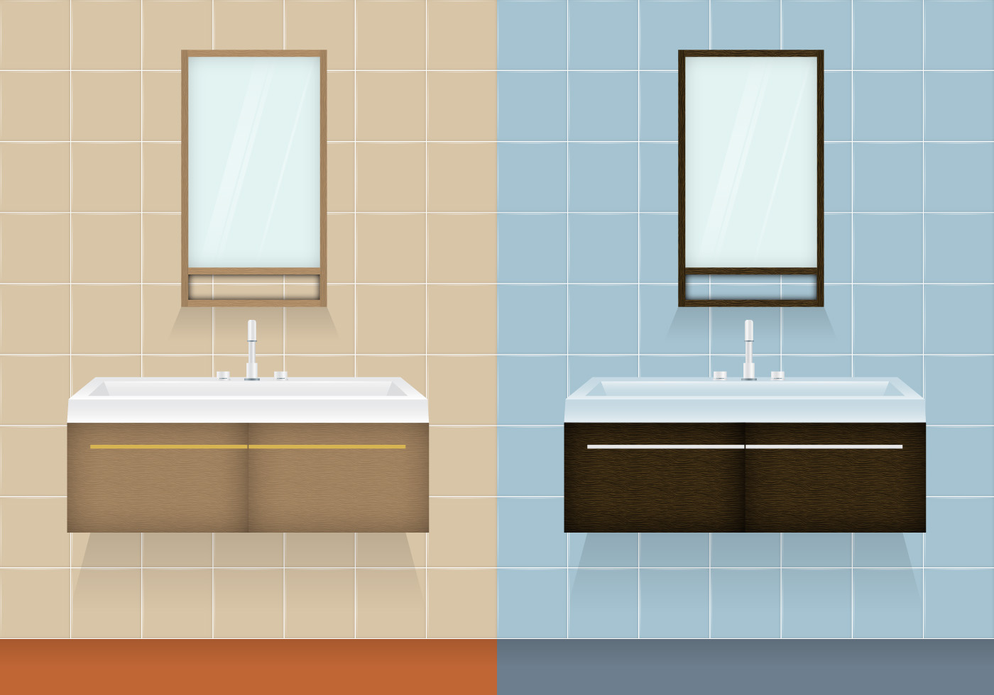 1400x980 Free Vector Bathroom Cabinet Vectors
