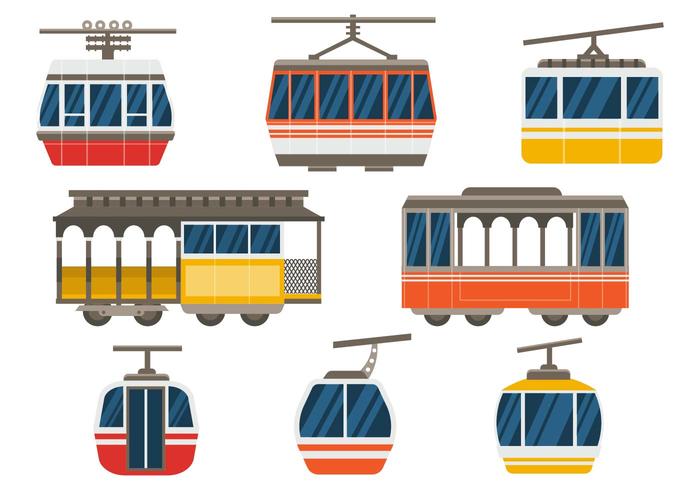 700x490 Free Cable Car Vector