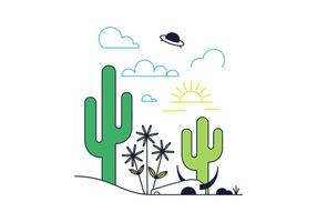 286x200 Cactus Free Vector Art