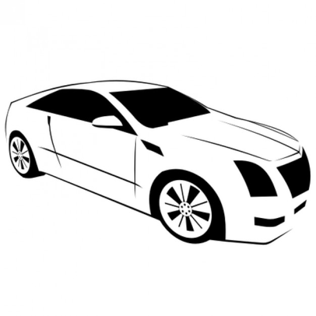 626x626 Luxurious Cadillac Car Illustration Vector Free Download