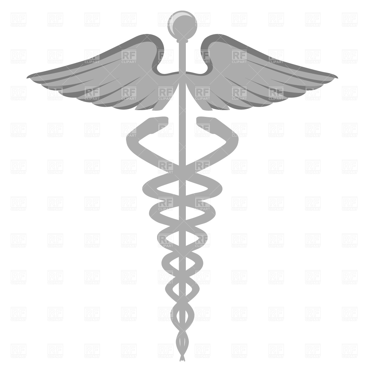 1200x1200 Caduceus Medical Symbol Vector Image Vector Artwork Of