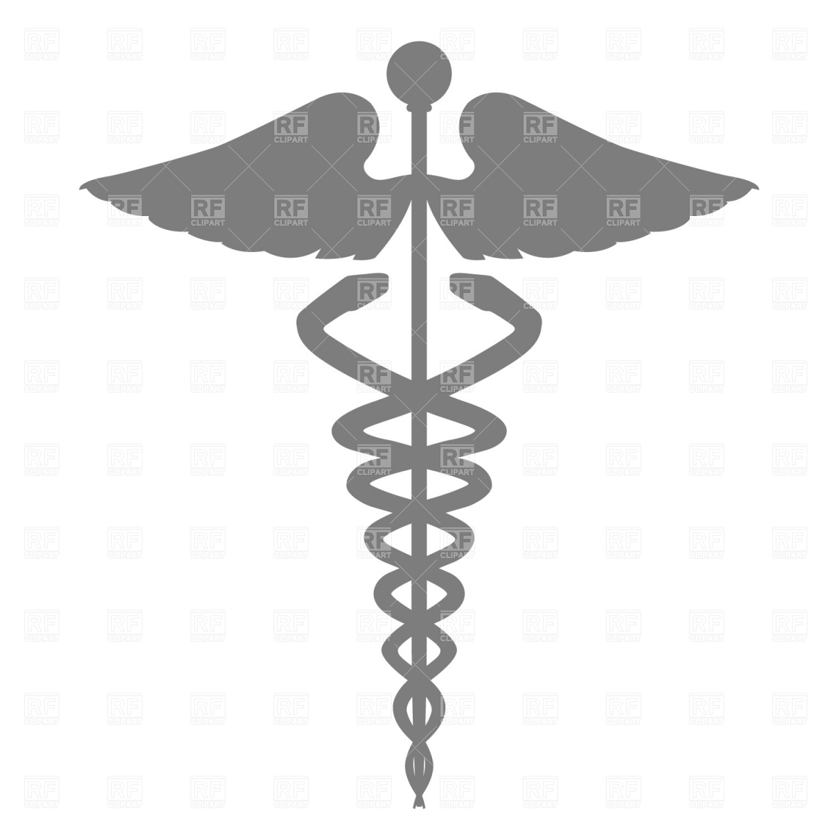 1200x1200 Caduceus As Medical Symbol Free Vector Image Vector Artwork Of