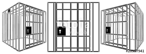 500x187 Cage Vector 01 Stock Image And Royalty Free Vector Files On