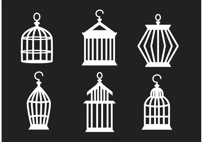 700x490 Set Of Vintage Bird Cage Vector