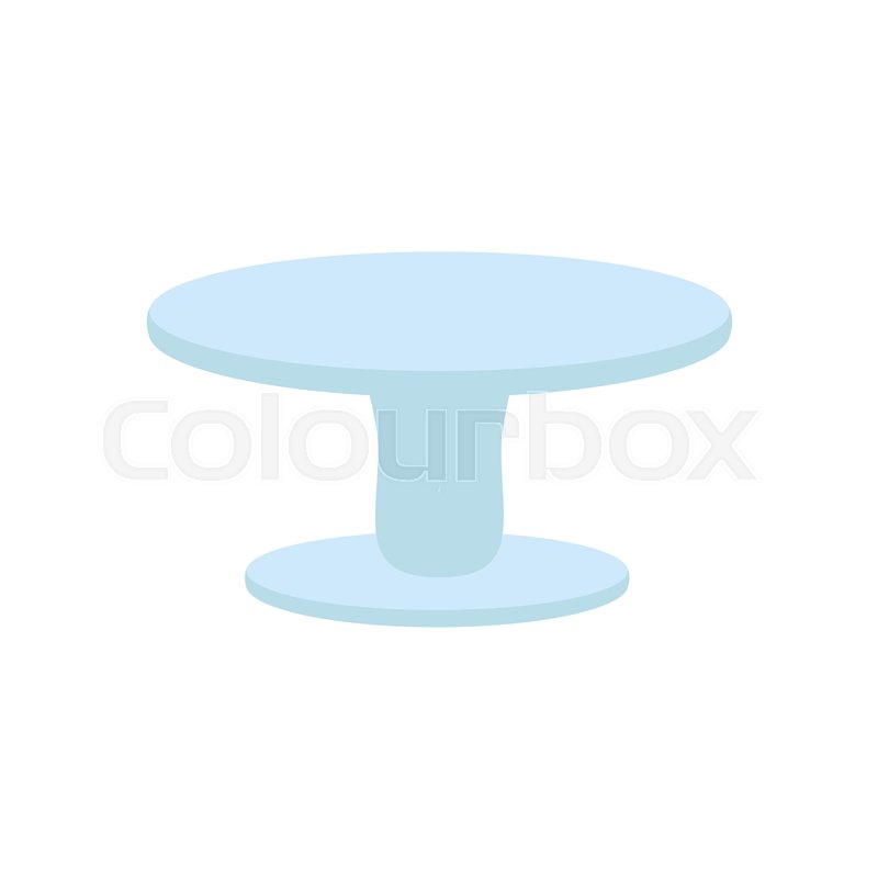 800x800 Cake Stand Illustration On The White Background. Vector