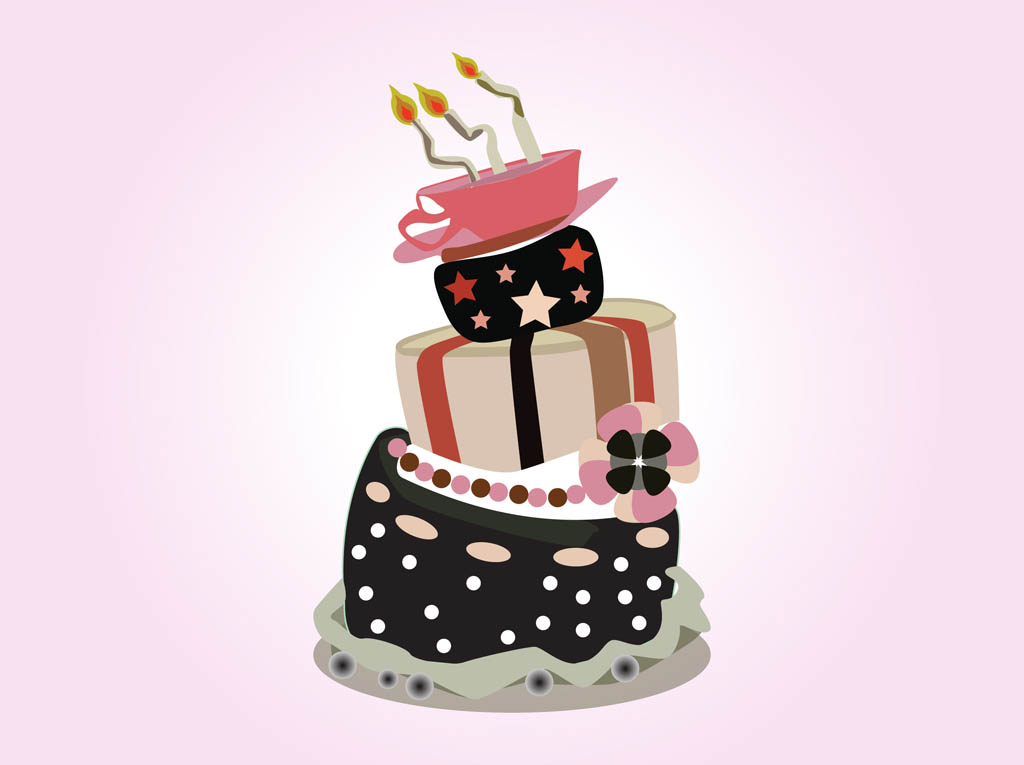 1024x765 Vector Birthday Cake Vector Art Amp Graphics