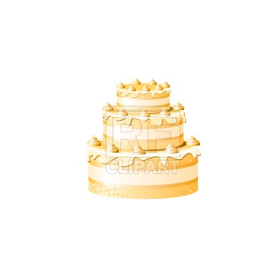 400x400 Big Wedding Cake Vector Image Vector Artwork Of Food And