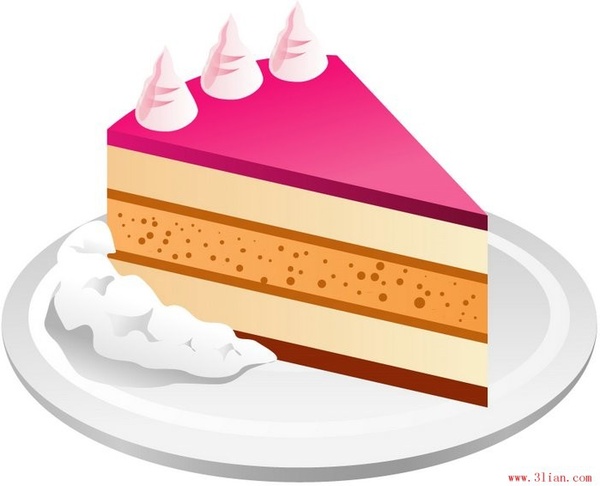 600x486 Delicious Cake Vector Free Vector In Adobe Illustrator Ai ( .ai