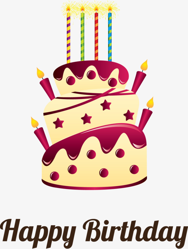 650x858 Birthday Cake Vector Material, Cake Clipart, Creative Cakes, Cake