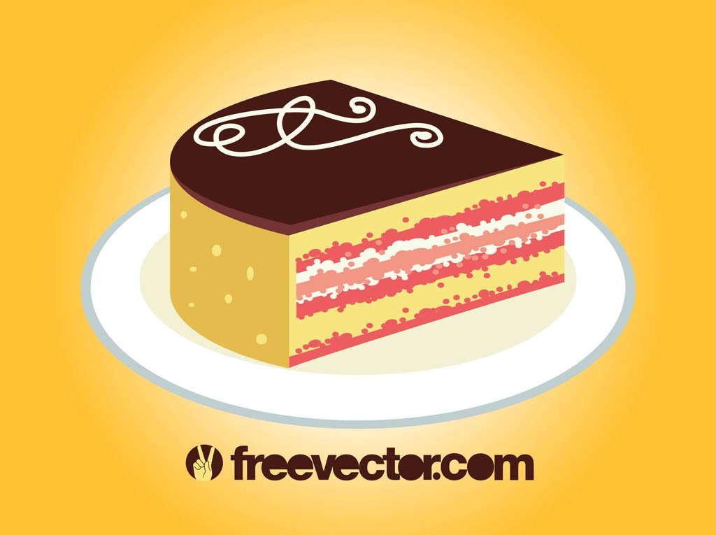 1024x765 Piece Of Cake Vector Vector Art Amp Graphics