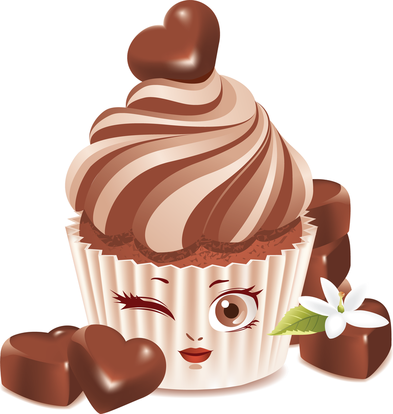 800x841 Dessert Cake Vector