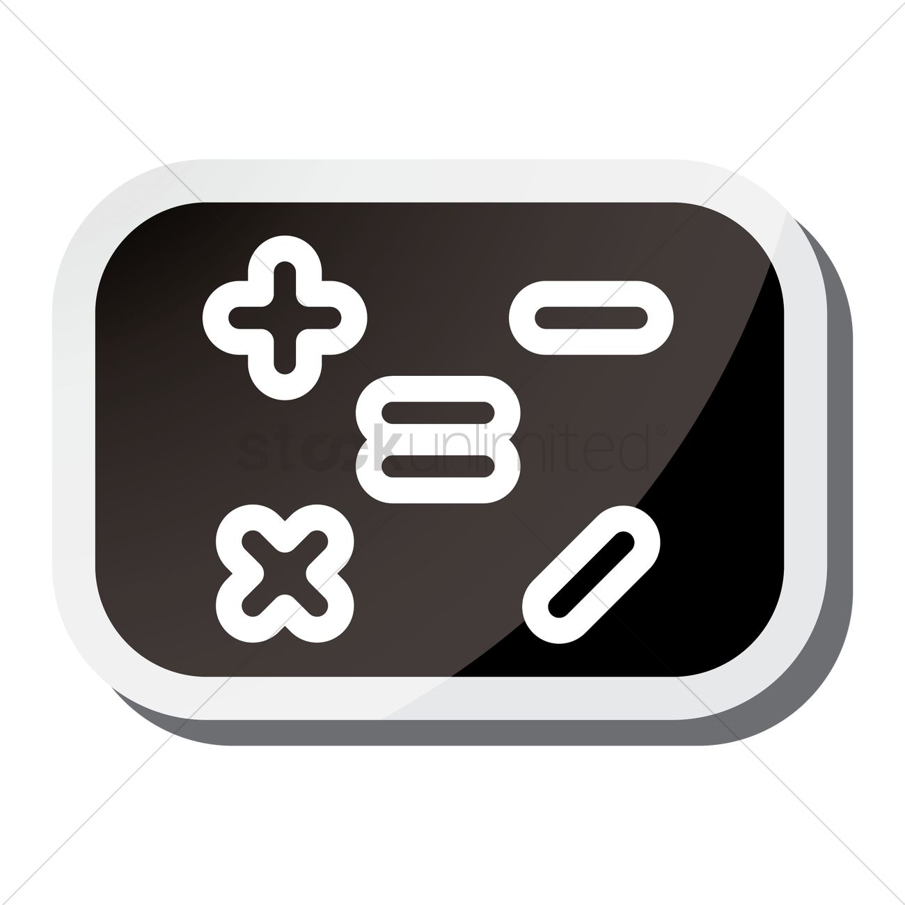 1300x1300 Calculator Icon Vector Image