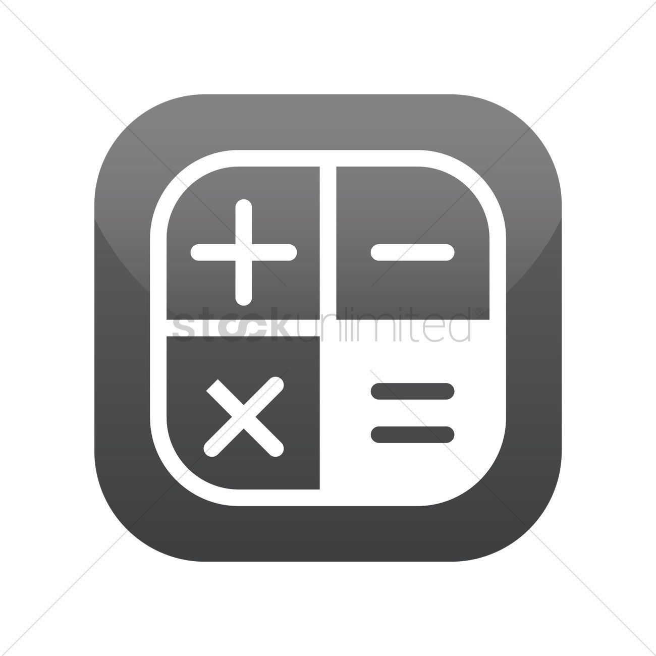 1300x1300 Calculator Icon Vector Image