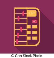 180x195 Calculator Icon Vector. Savings, Finances Sign. Flat Style