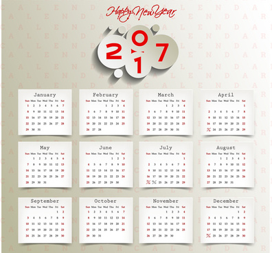 396x368 Calendar 2017 Free Vector Download (1,567 Free Vector) For