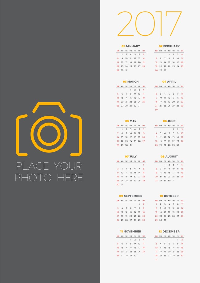 650x919 Calendar, 2017, Vector Png And Vector For Free Download