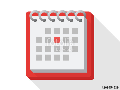 500x375 Calendar Icon Vector Icon Stock Image And Royalty Free Vector