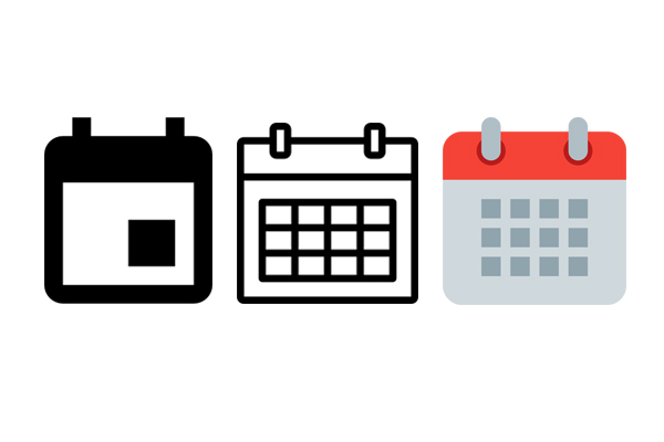600x400 Calendar Icon