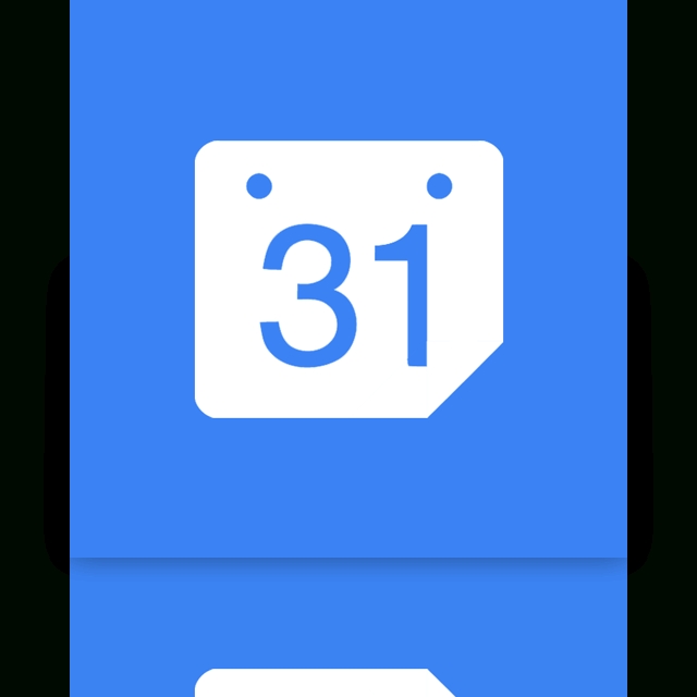 640x640 Google Calendar Logo Vector Free Design Templates