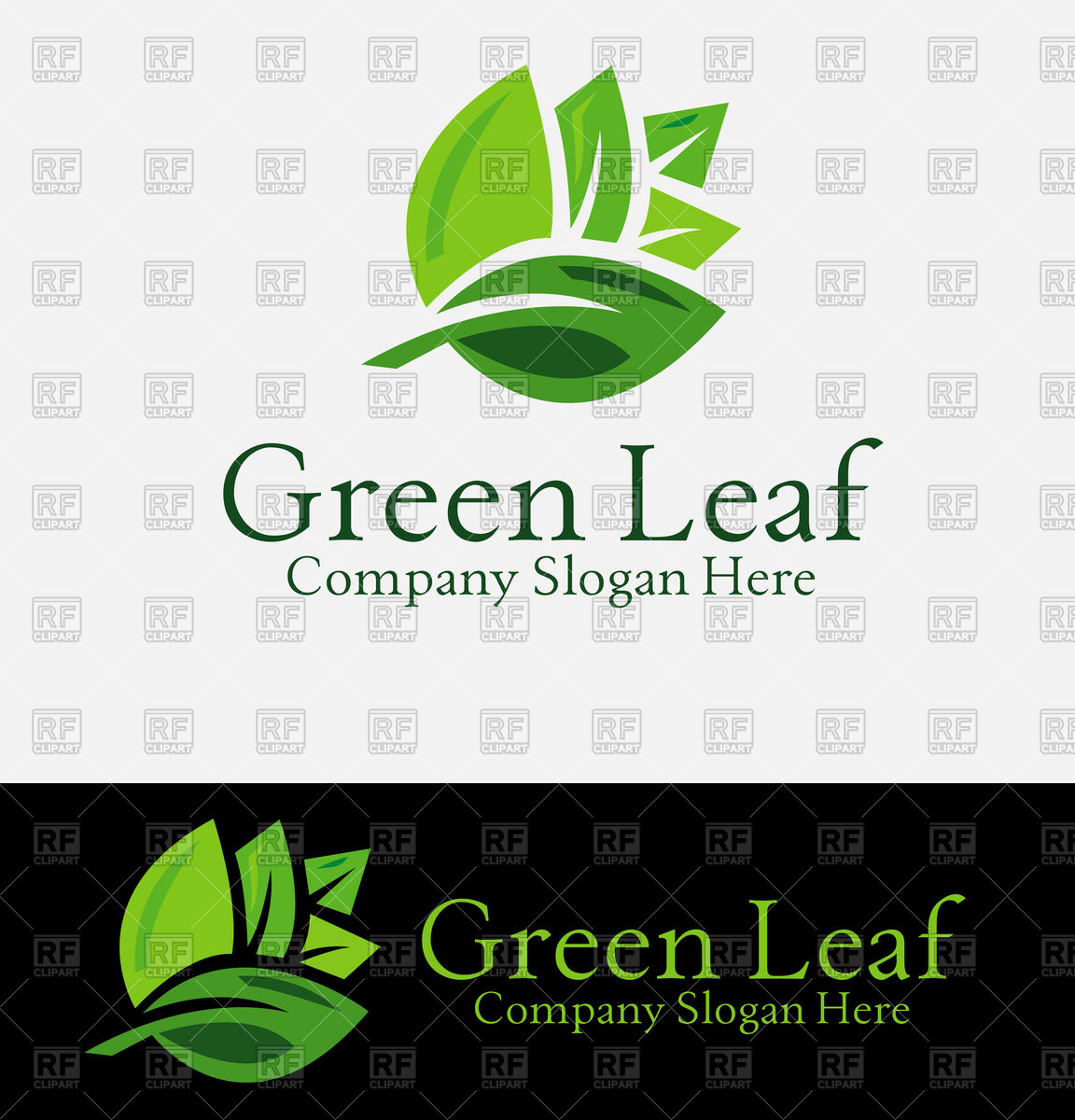 1152x1200 Green Leaf Logo Vector Image Vector Artwork Of Icons And Emblems