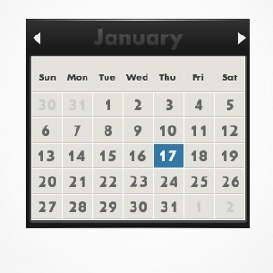 300x300 Vector Calendar