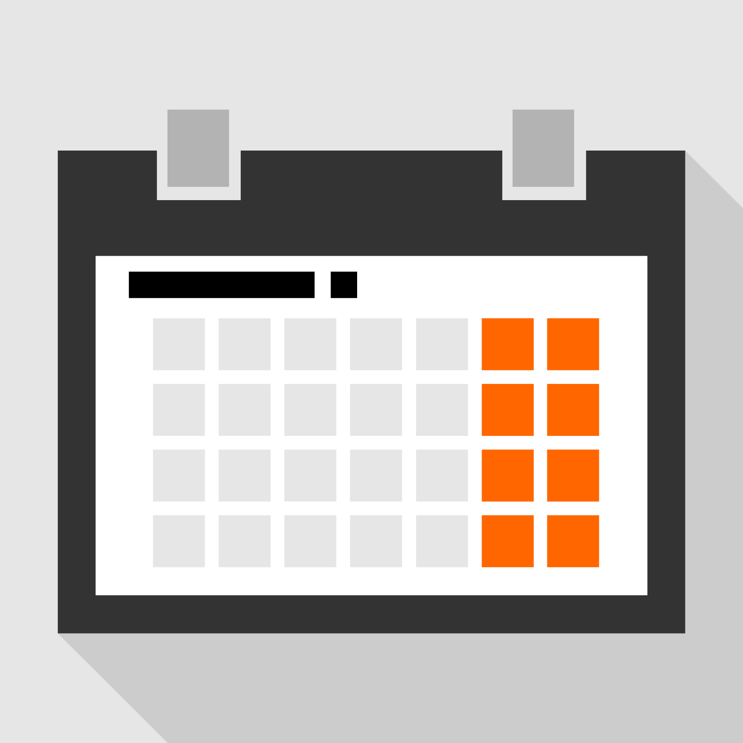 1500x1500 Vector For Free Use Flat Calendar