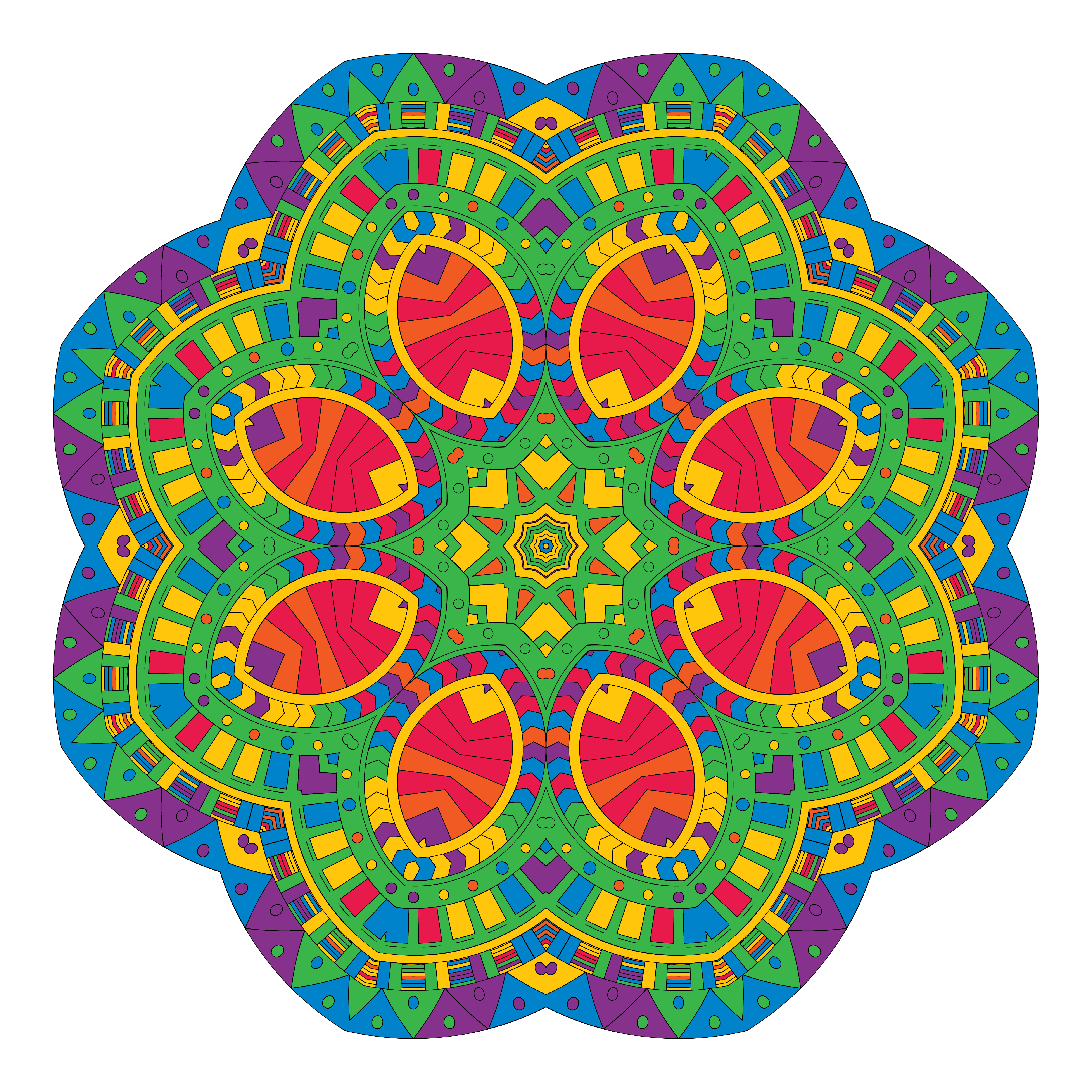 5000x5000 Gratis Calendario Azteca Arte Vector
